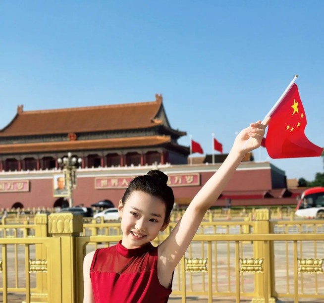 林志玲现身北京居庸关长城，彩排宛如月宫仙女